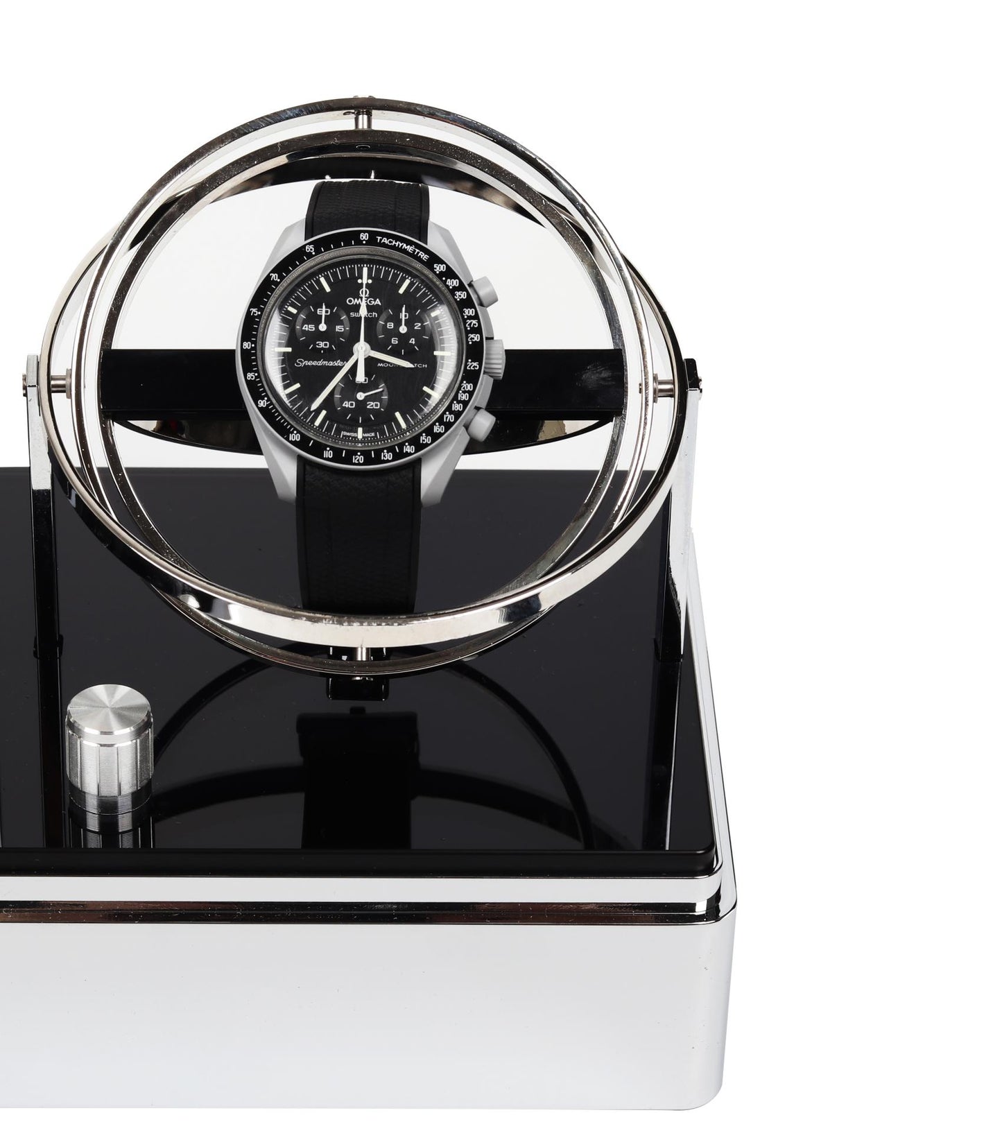 HQ Watches Care Astronomy Dualism Watch Winder - Silver