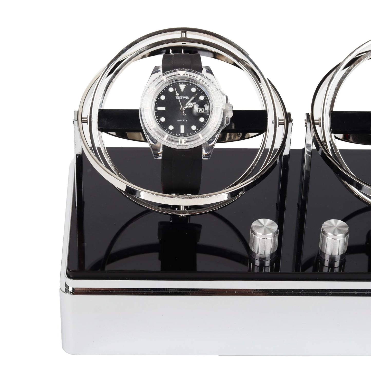 HQ Watches Care Astronomy Dualism Watch Winder - Silver