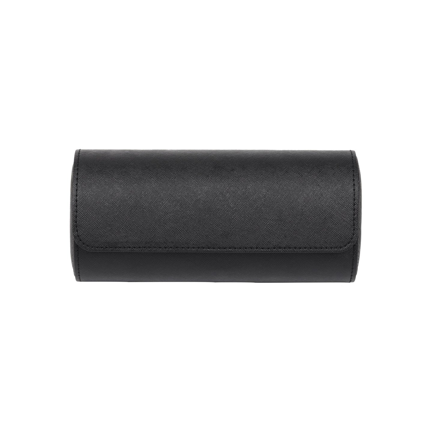 HQ Watch Roll 3 Slot Luxury Travel Watch Case - Black
