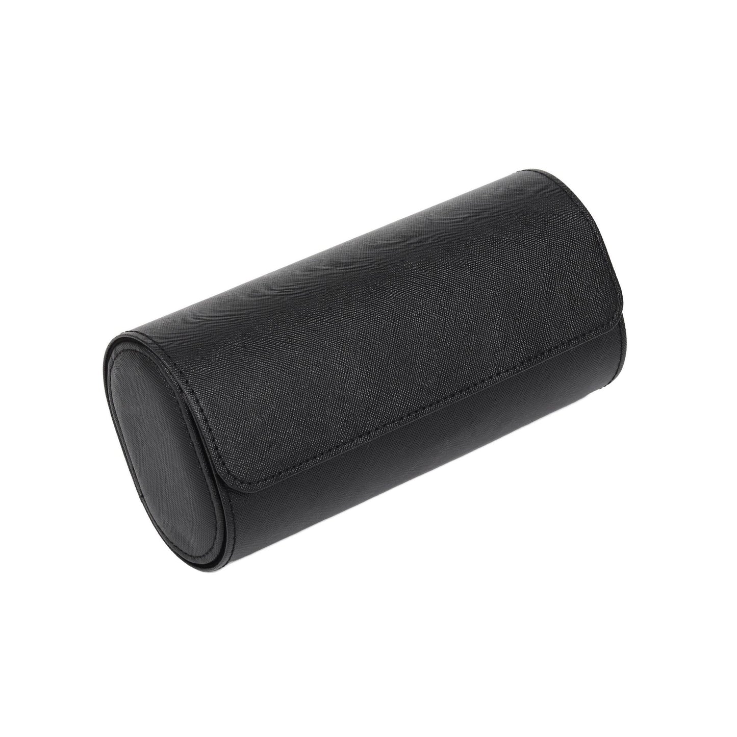 HQ Watch Roll 3 Slot Luxury Travel Watch Case - Black