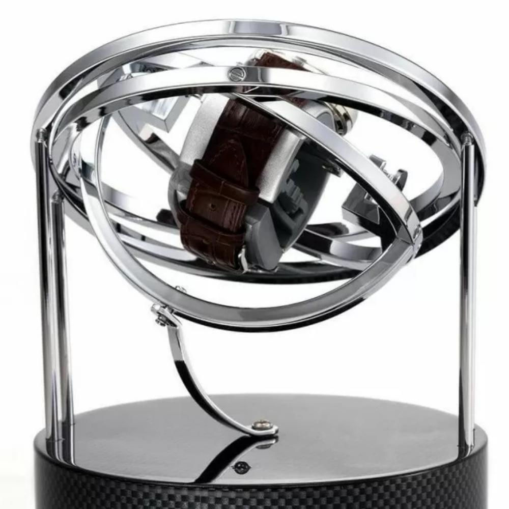 HQ Watches Care Black Carbon Orbit Single Watch Winder Carbon