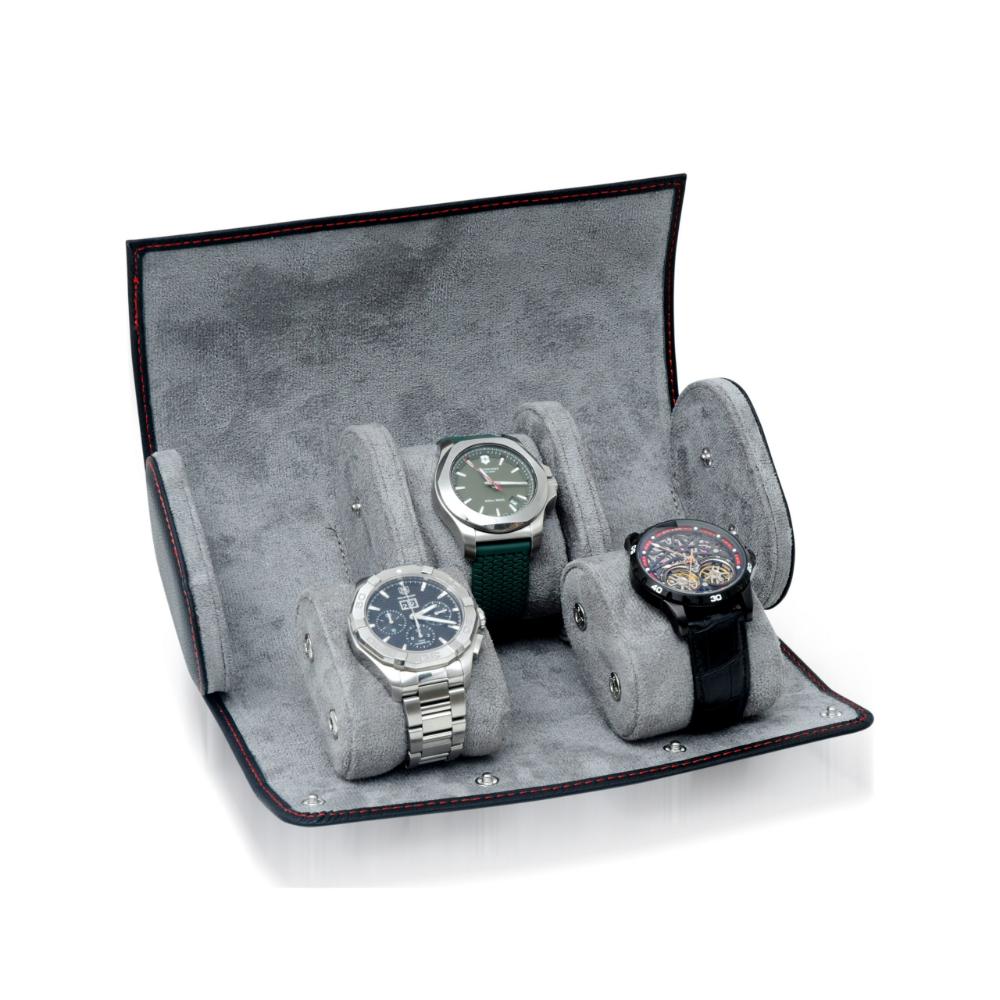 HQ Watches Care Watch Roll for 3 Watches - Black