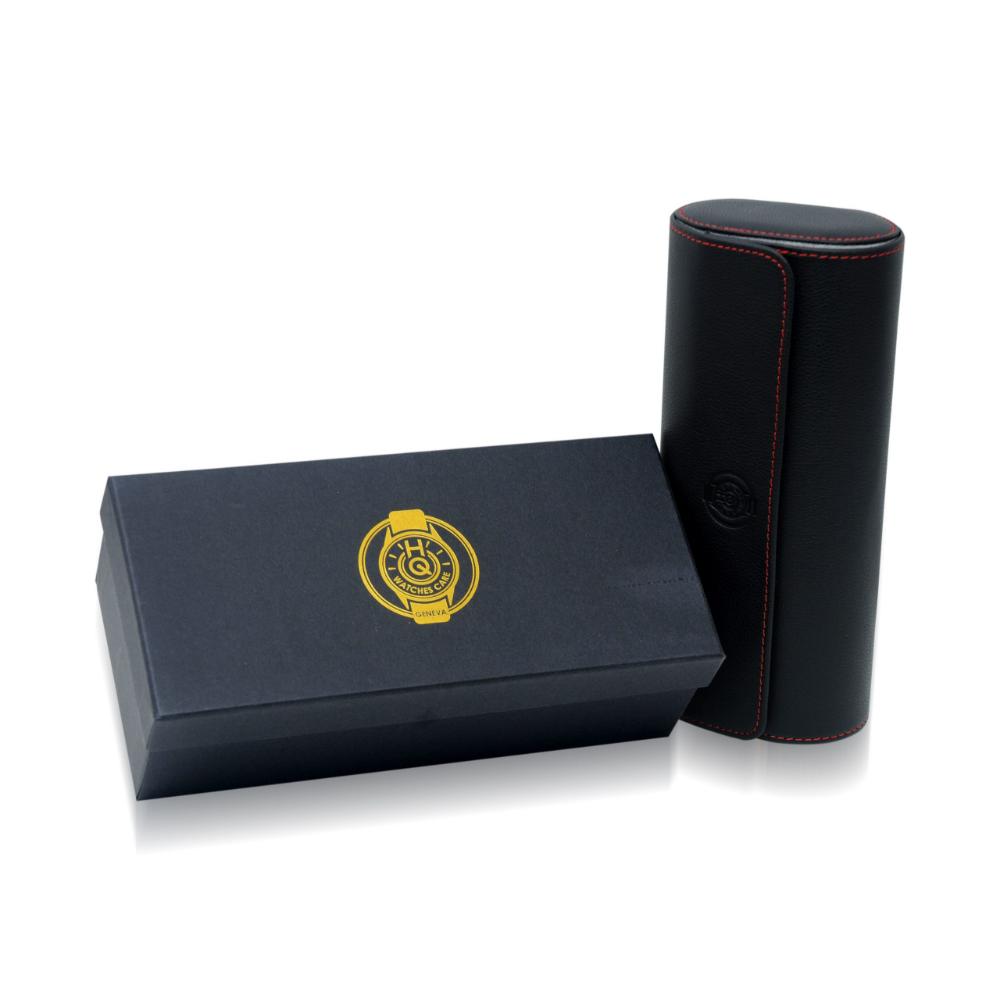 HQ Watches Care Watch Roll for 3 Watches - Black