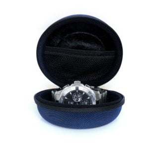 HQ Blue Nylon Single Watch Case