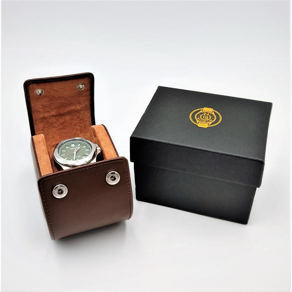 HQ Single Watch Travel Case/Roll - Brown