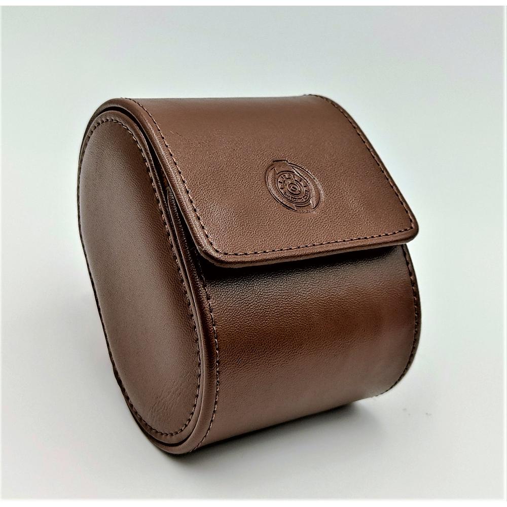 HQ Single Watch Travel Case/Roll - Brown