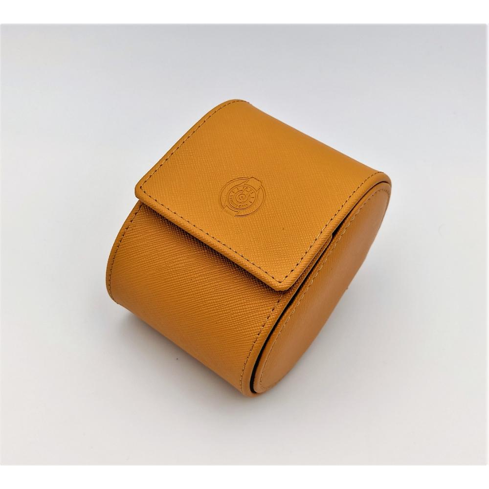 HQ Single Watch Travel Case/Roll - Mustard Yellow