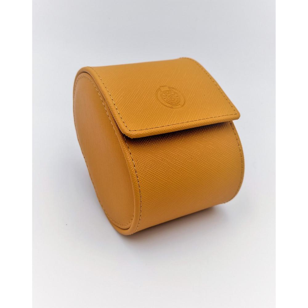 HQ Single Watch Travel Case/Roll - Mustard Yellow