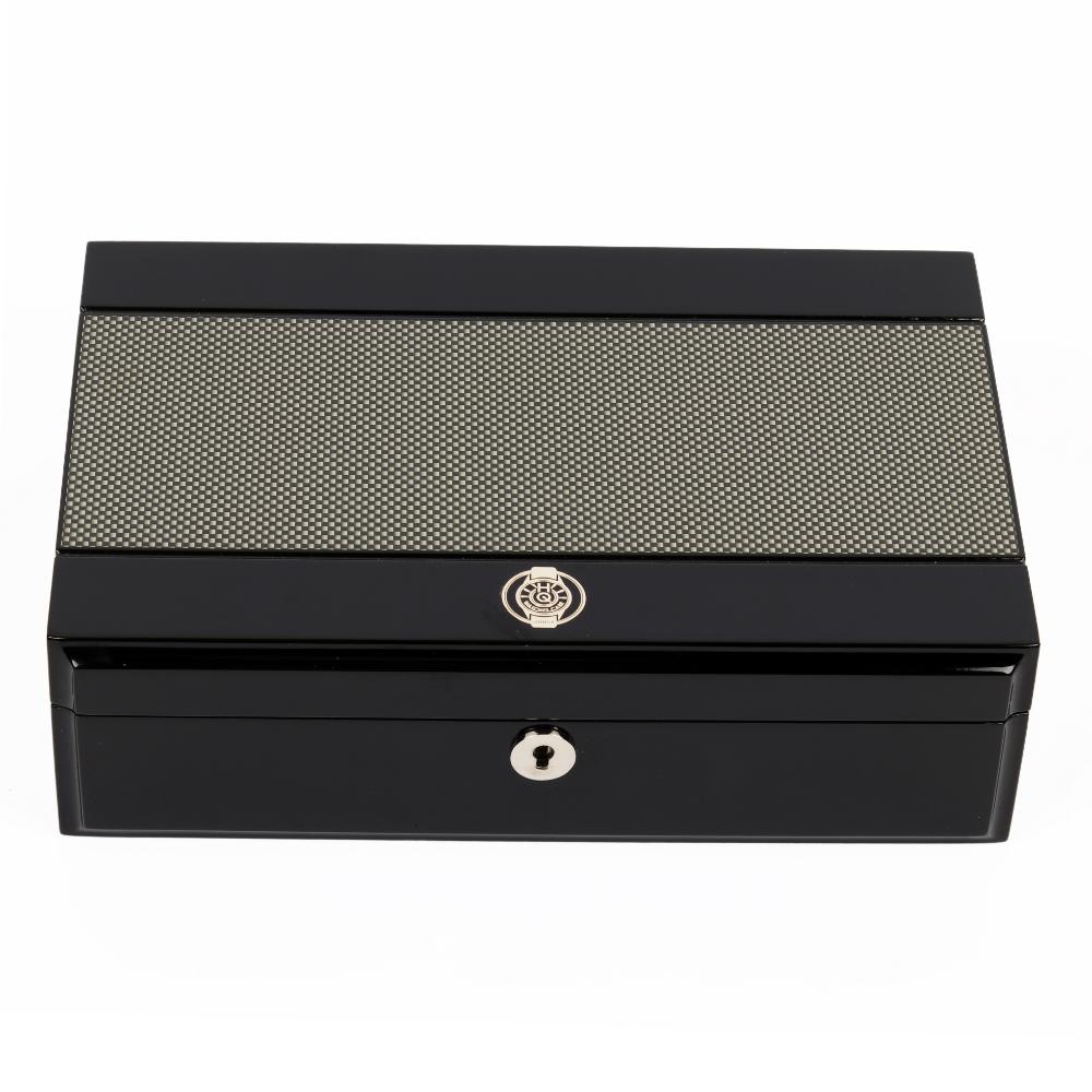HQ Luxury Watch Box 10 Watch Slots Bespoke Black