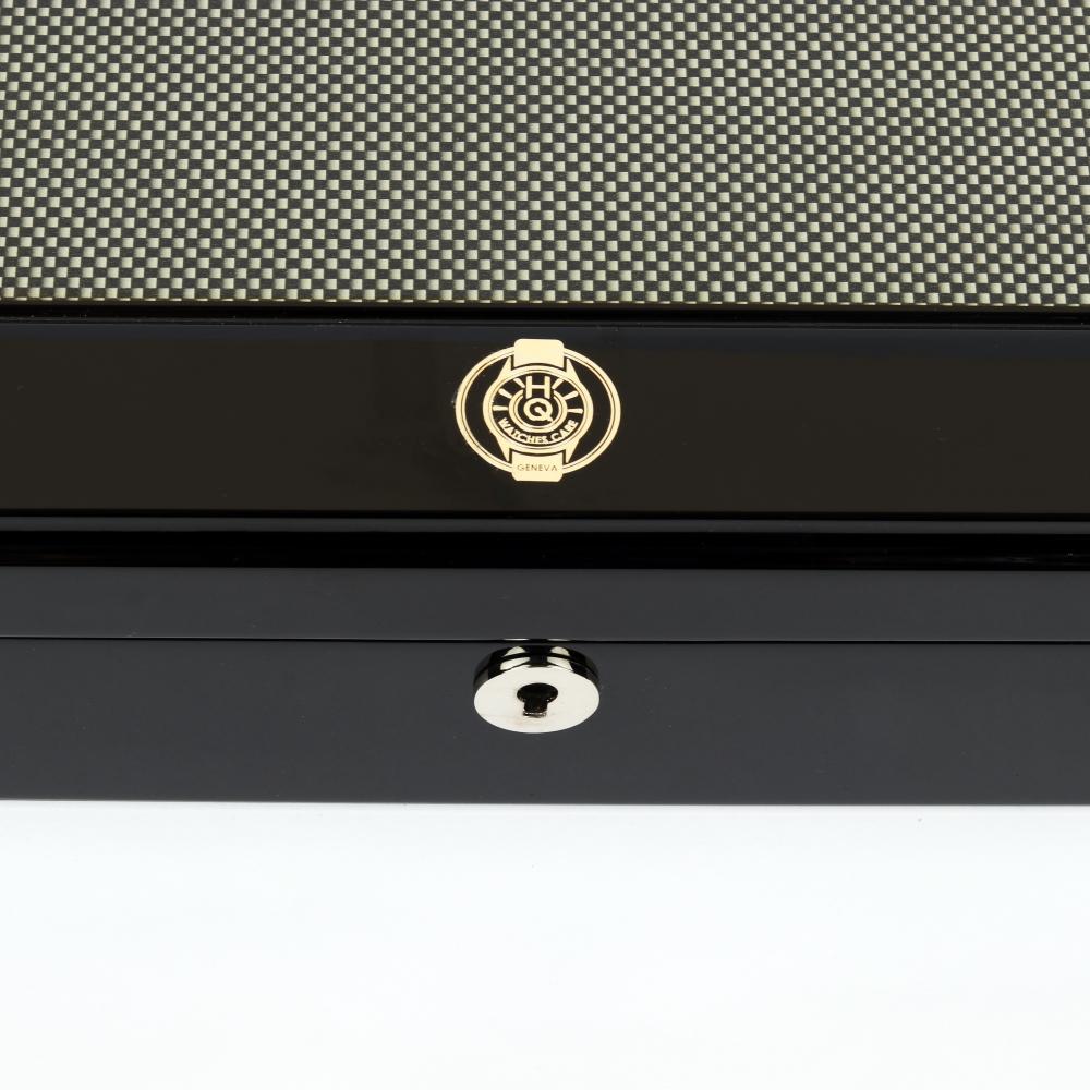 HQ Luxury Watch Box 10 Watch Slots Bespoke Black