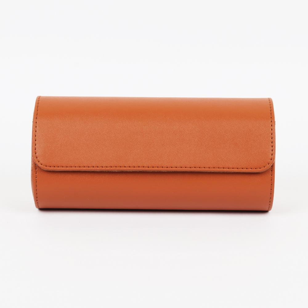 HQ Watch Roll 3 Slots Watch Case Orange