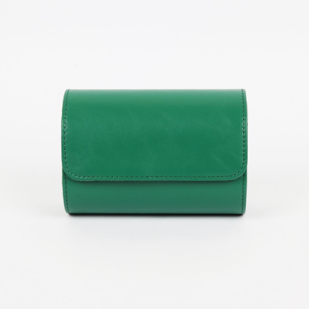 HQ Watch Case 2 Slots Travel Watch Roll Green