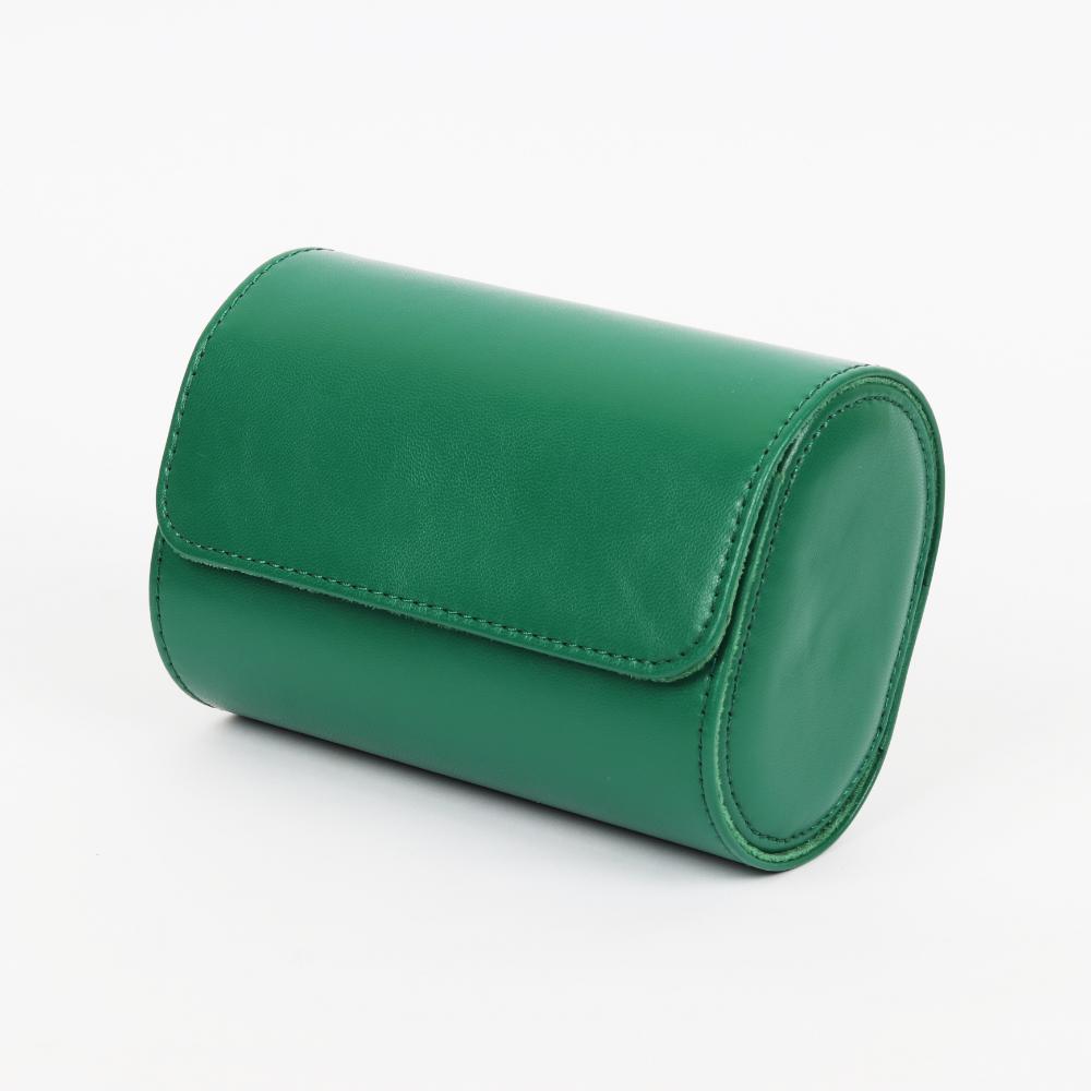 HQ Watch Case 2 Slots Travel Watch Roll Green