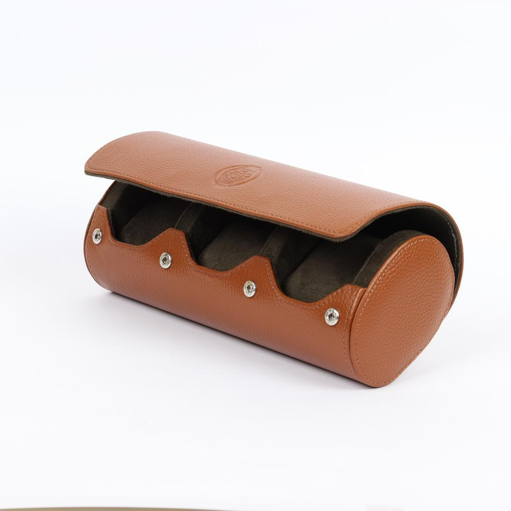 HQ Watch Roll for 3 Watches Brown