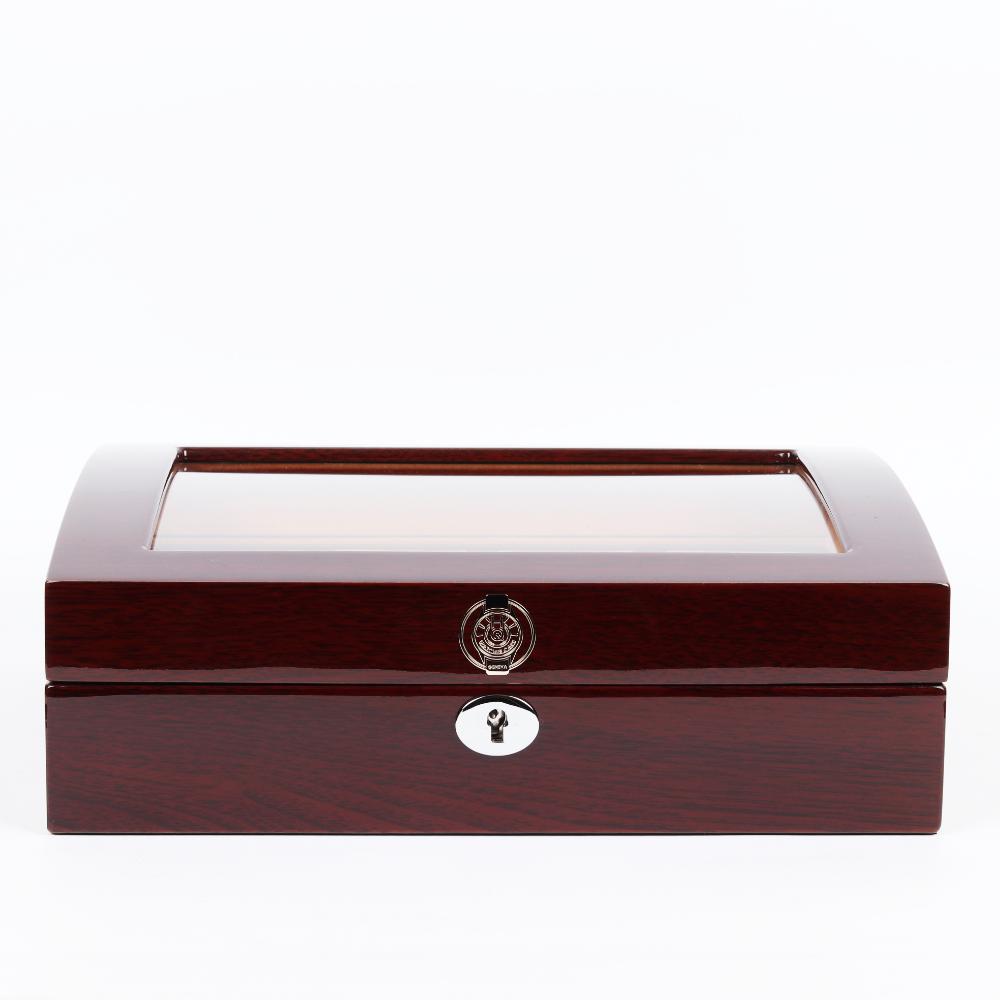 Elite Wooden Watchbox: 8 Slots