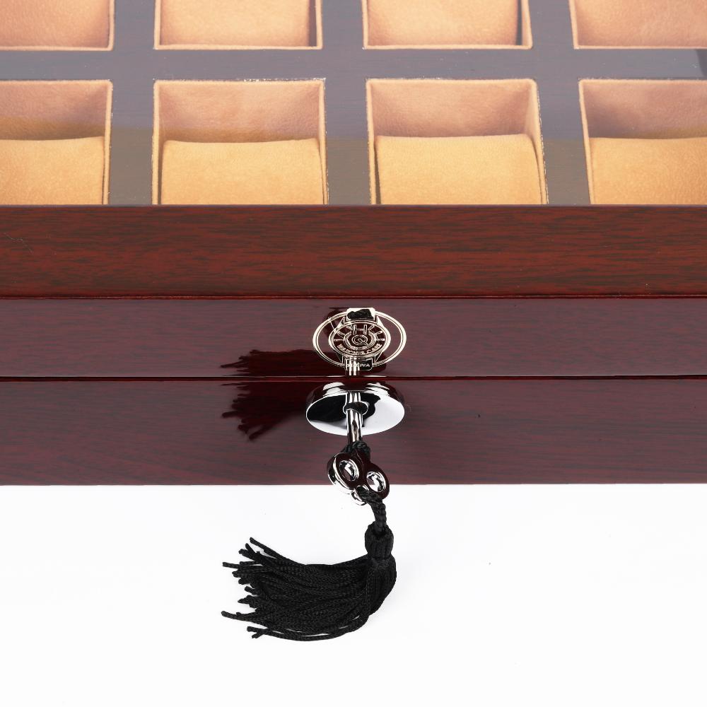 Elite Wooden Watchbox: 8 Slots