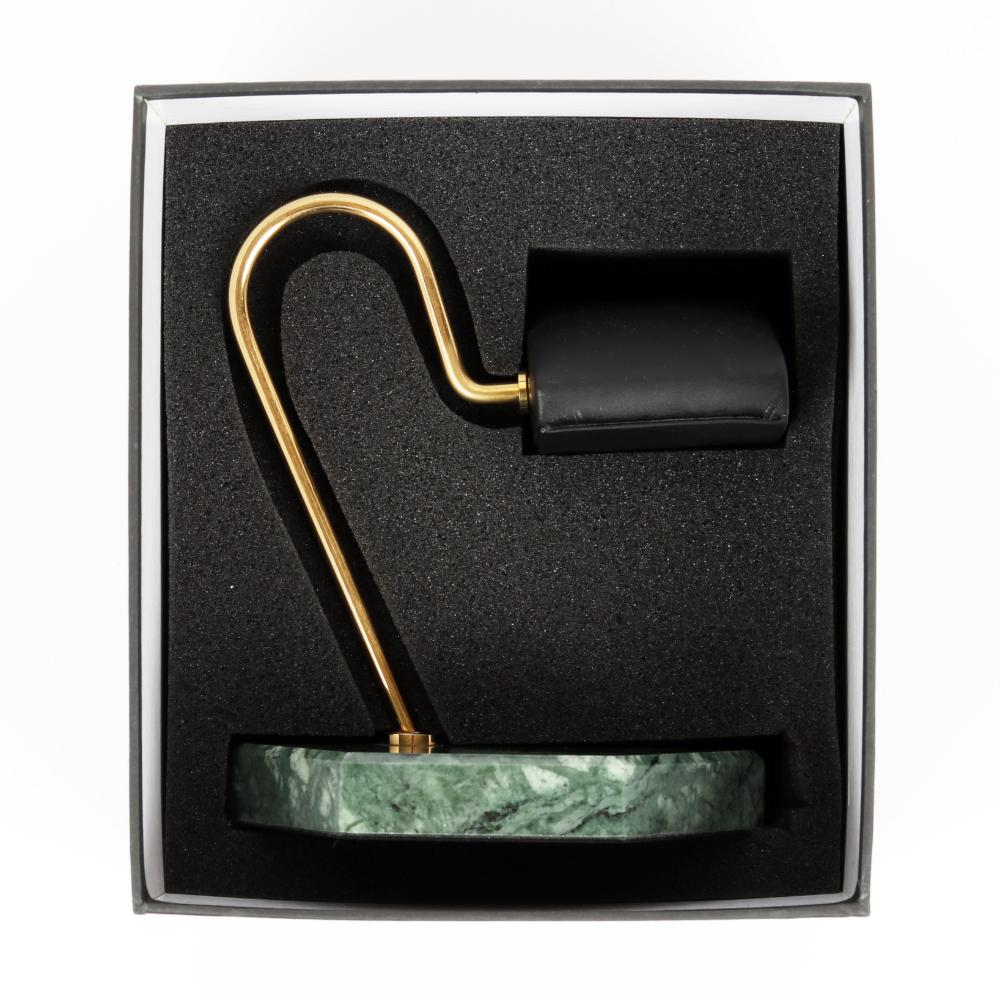 HQ Prestige Watch Stand Emerald Marble Grandeur