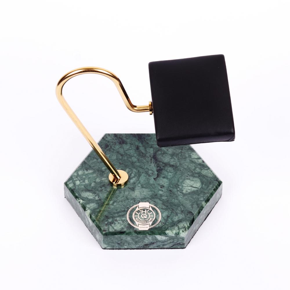 HQ Prestige Watch Stand Emerald Marble Grandeur