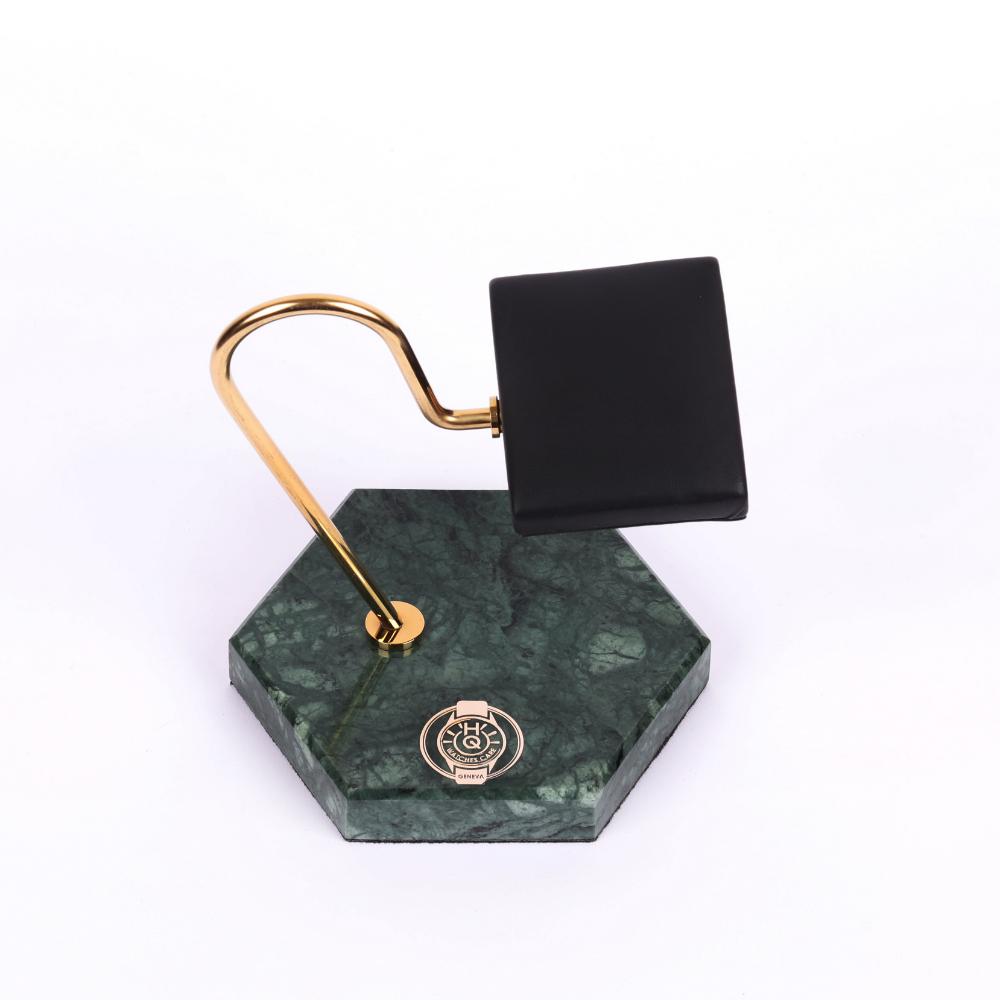 HQ Prestige Watch Stand Emerald Marble Grandeur