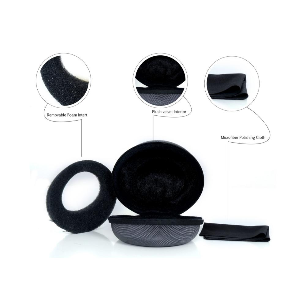 HQ Watchescare Grey Nylon travel Watch Case