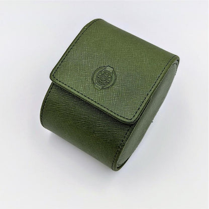 HQ Single Watch Travel Case/Roll - Olive Green