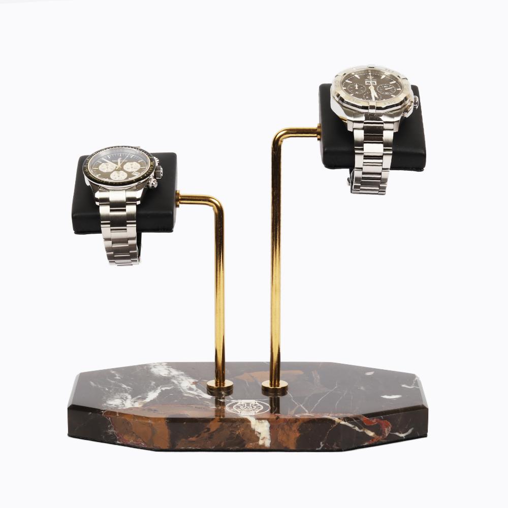 HQ Prestige Double Watch Stand Marbled Grandeur